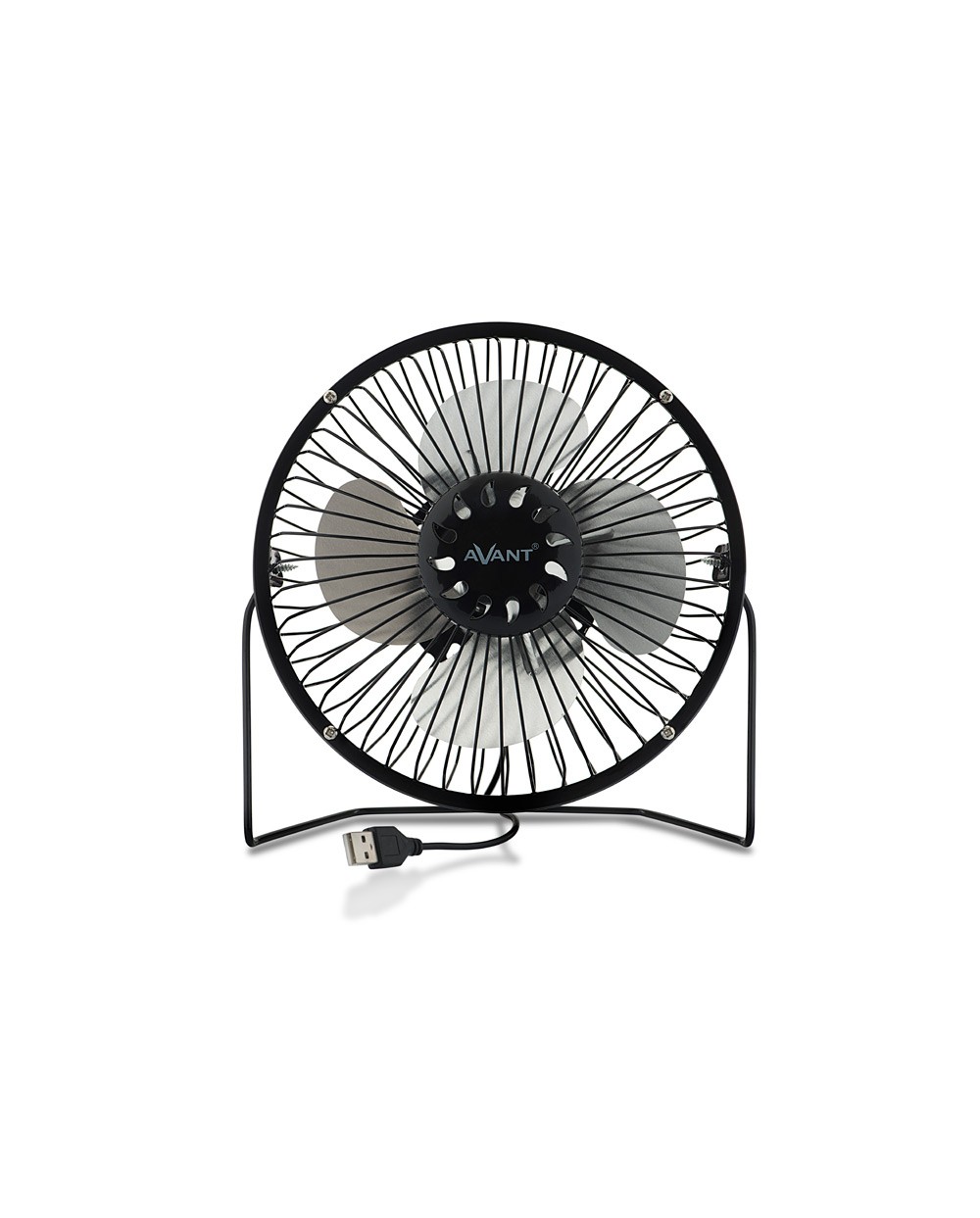Ventilador sobremesa avant 3w diametro 150 mm alimentacion usb longitud cable 1 mt color negro