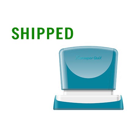 Sello x stamper quix personalizable color verde medidas 13x49 mm q 13