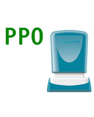 Sello x stamper quix personalizable color verde medidas 11x25 mm q 04