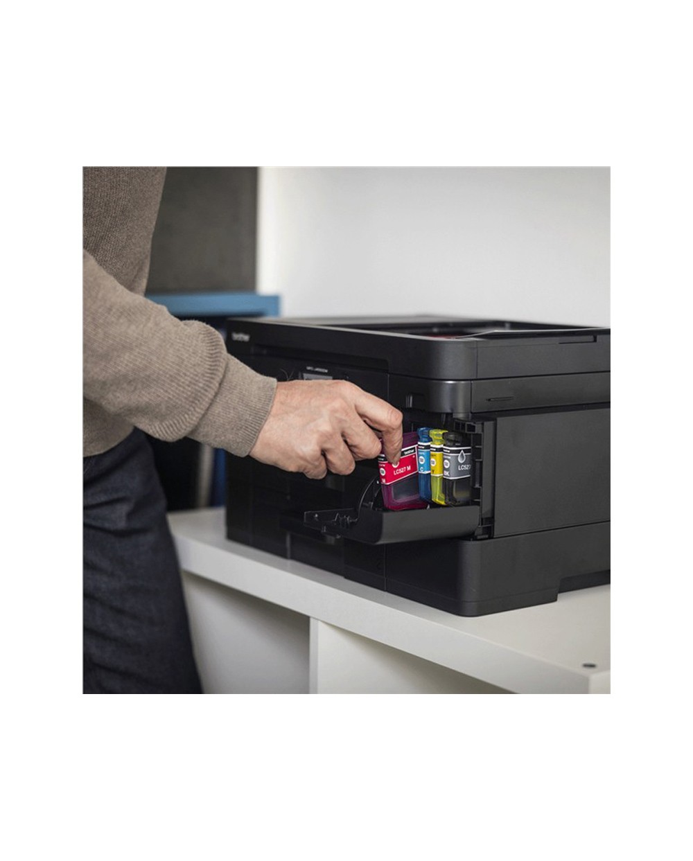 Ink jet brother lc 527xlbk negro