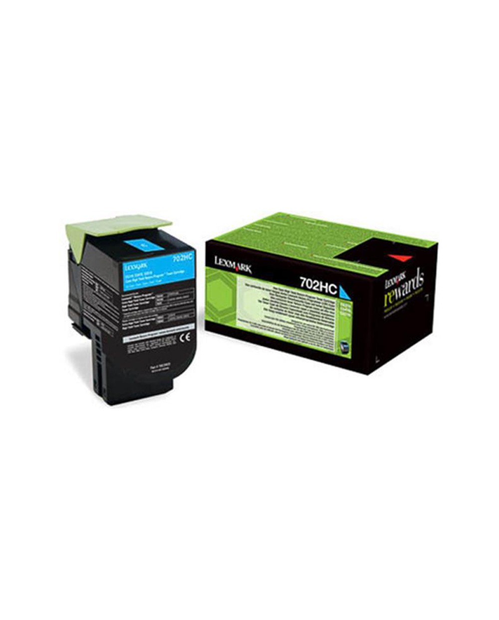 Toner lexmark 702hc retornable cian