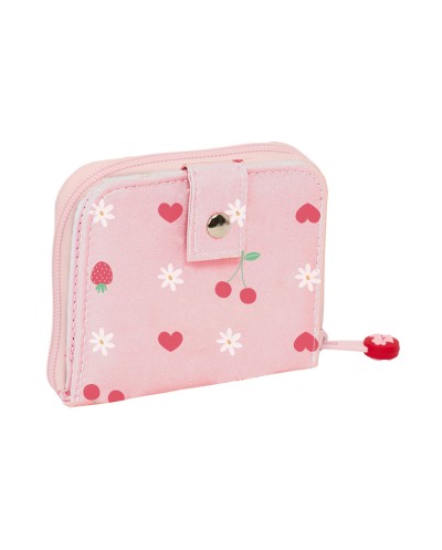 Monedero billetera safta glowlab frutitas 95x110x20 mm