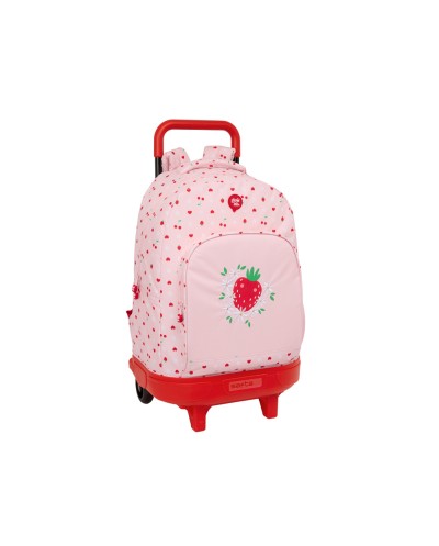 Mochila safta grande con ruedas compact extraible glowlab frutitas 450x330x220 mm
