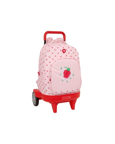 Mochila safta grande con ruedas compact evolution extraible glowlab frutitas 450x330x220 mm