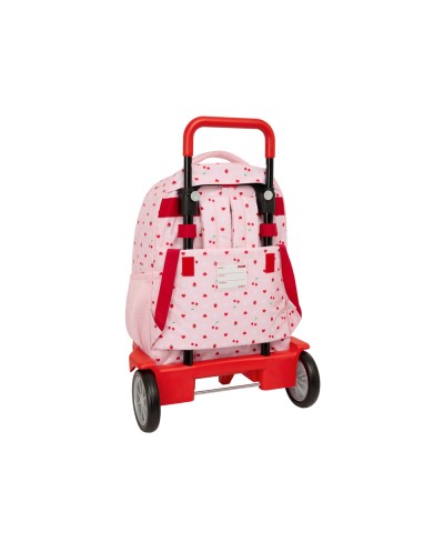 Mochila safta grande con ruedas compact evolution extraible glowlab frutitas 450x330x220 mm