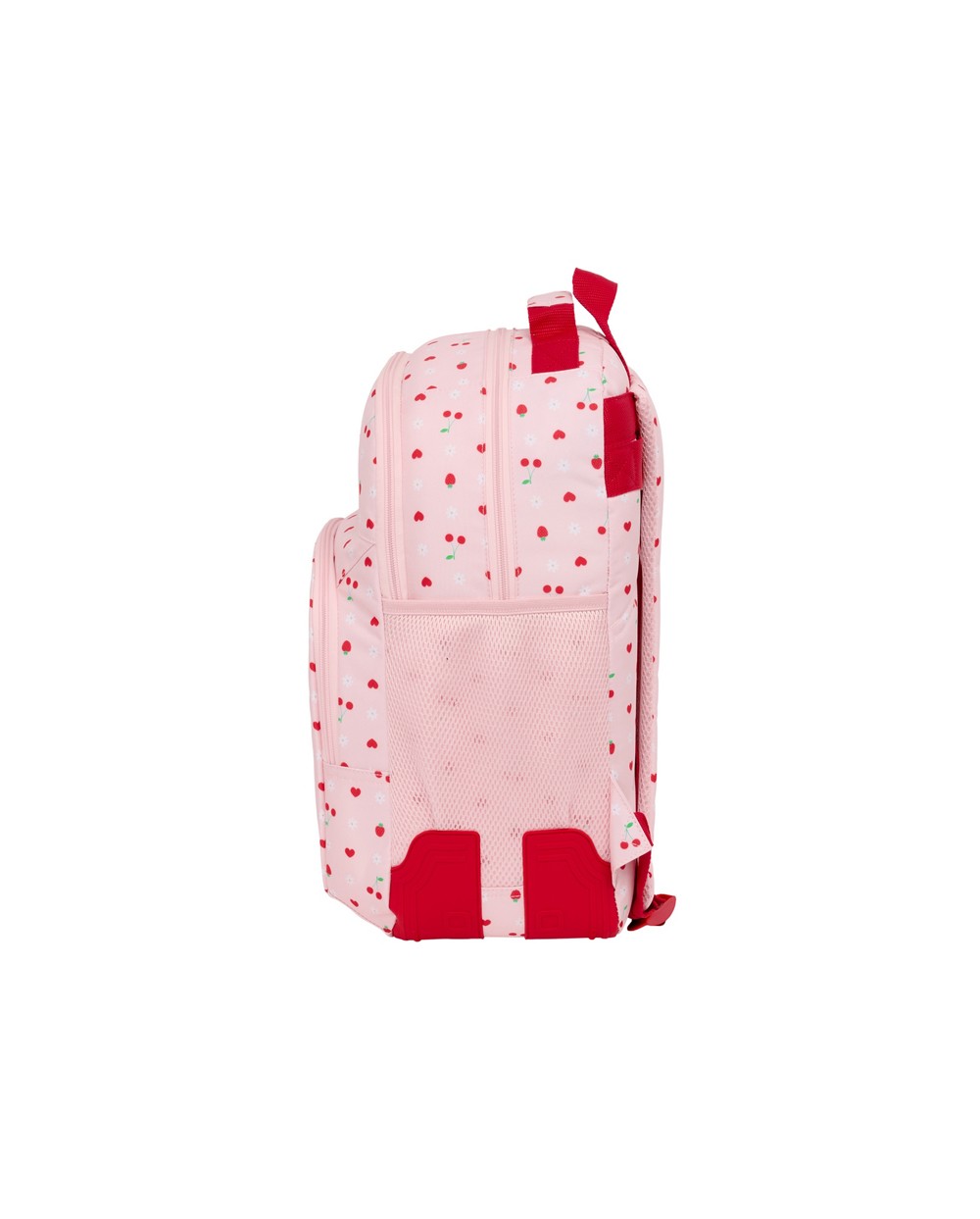 Mochila safta doble con cantoneras adaptable a carro glowlab frutitas 420x320x150 mm