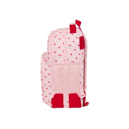 Mochila safta doble con cantoneras adaptable a carro glowlab frutitas 420x320x150 mm