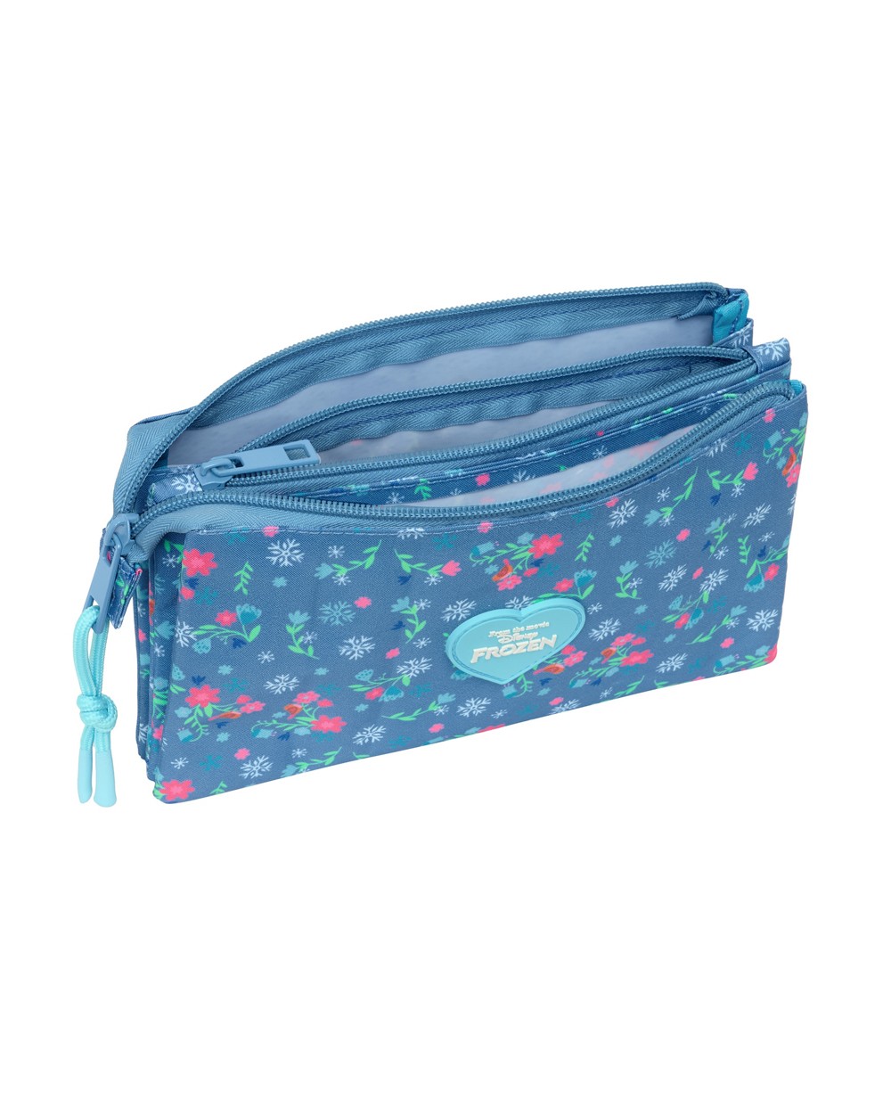 Bolso escolar portatodo safta triple frozen 120x220x30 mm