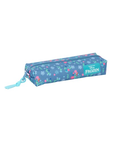 Bolso escolar portatodo safta rectangular con goma elastica frozen 40x220x70 mm