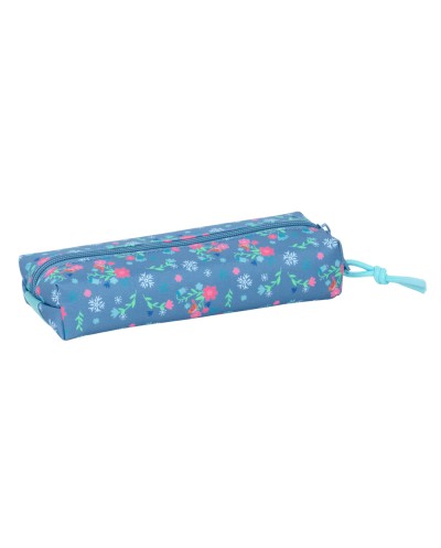 Bolso escolar portatodo safta rectangular con goma elastica frozen 40x220x70 mm