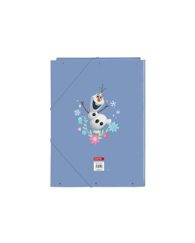 Carpeta carton folio gomas solapas safta frozen 335x260x25 mm
