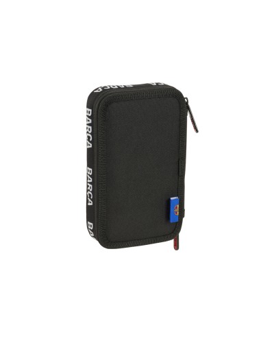 Plumier escolar safta doble cremallera pequeno 29 piezas fc barcelona 195x125x40 mm