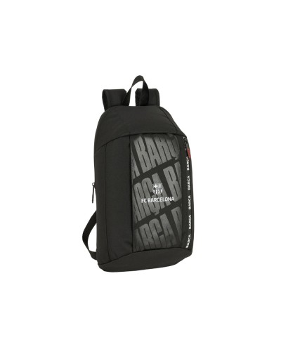 Mochila safta mini con cremallera vertical fc barcelona 390x220x100 mm