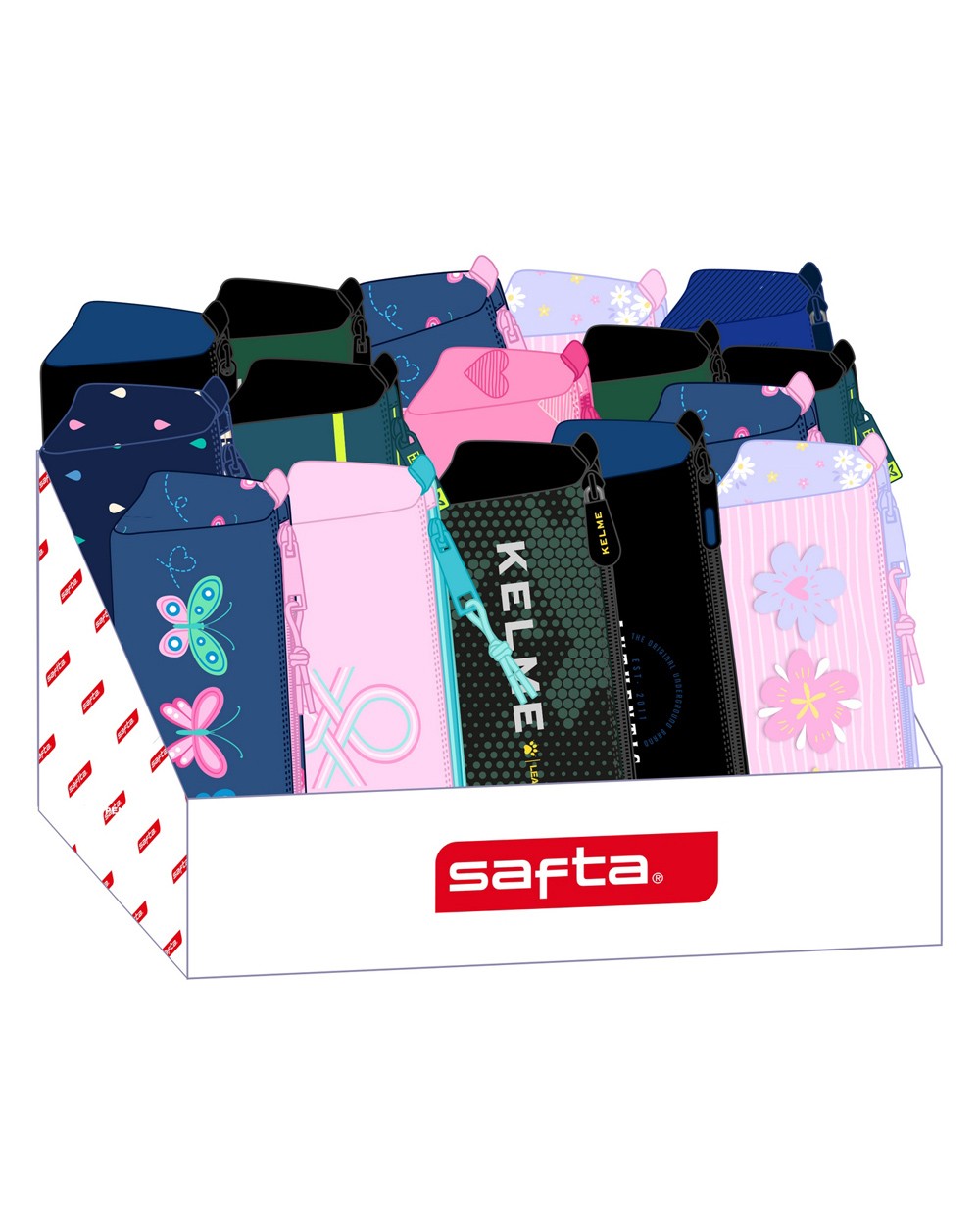 Bolso escolar portatodo safta expositor 235x315x230 mm