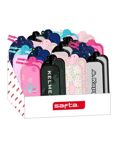 Bolso escolar portatodo safta doble expositor 235x315x230 mm