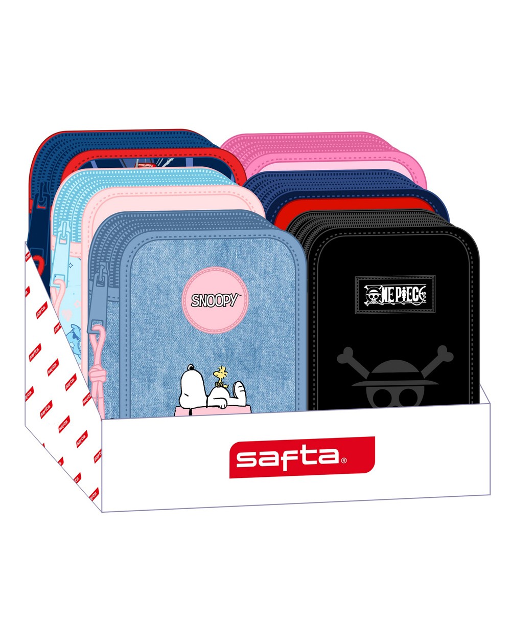 Plumier escolar safta 857 expositor 200x280x240 mm