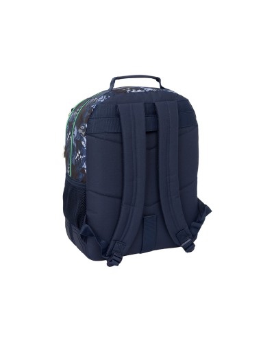 Mochila safta doble con cantoneras adaptable a carro el nino navy 420x320x150 mm