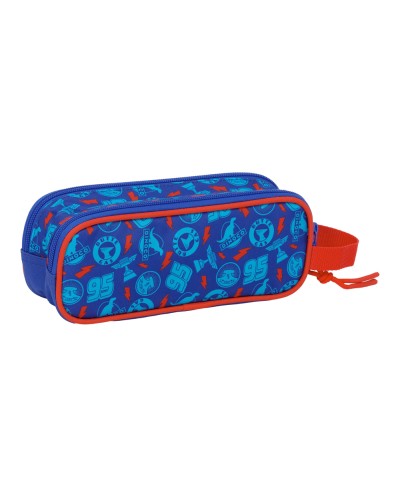 Bolso escolar portatodo safta doble cremallera cars 80x210x60 mm