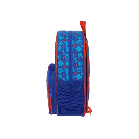 Mochila safta junior adaptable a carro cars 380x320x120 mm