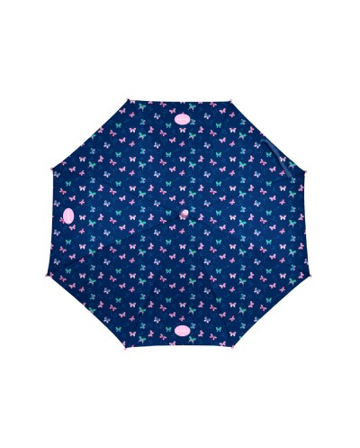 Paraguas automatico safta 60 cm blackfit mariposas