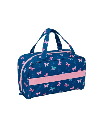 Neceser safta rectangular blackfit8 mariposas 140x310x190 mm
