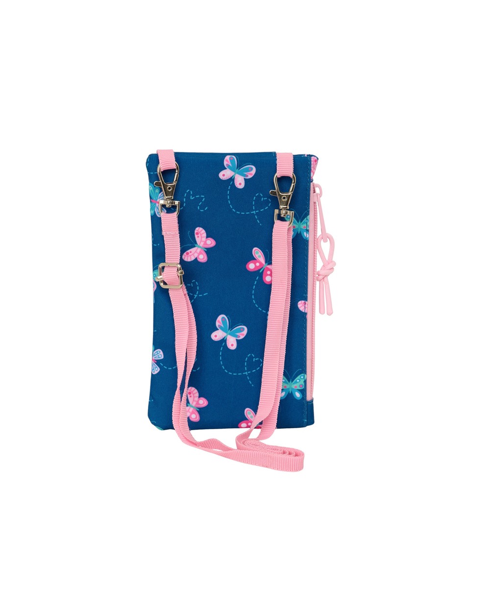Monedero portamovil safta blackfit8 mariposas 190x100 mm