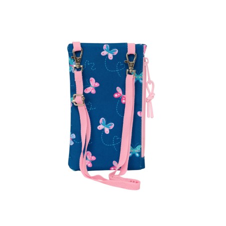 Monedero portamovil safta blackfit8 mariposas 190x100 mm