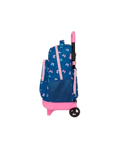 Mochila safta grande con ruedas compact evolution extraible blackfit8 mariposas 450x330x220 mm