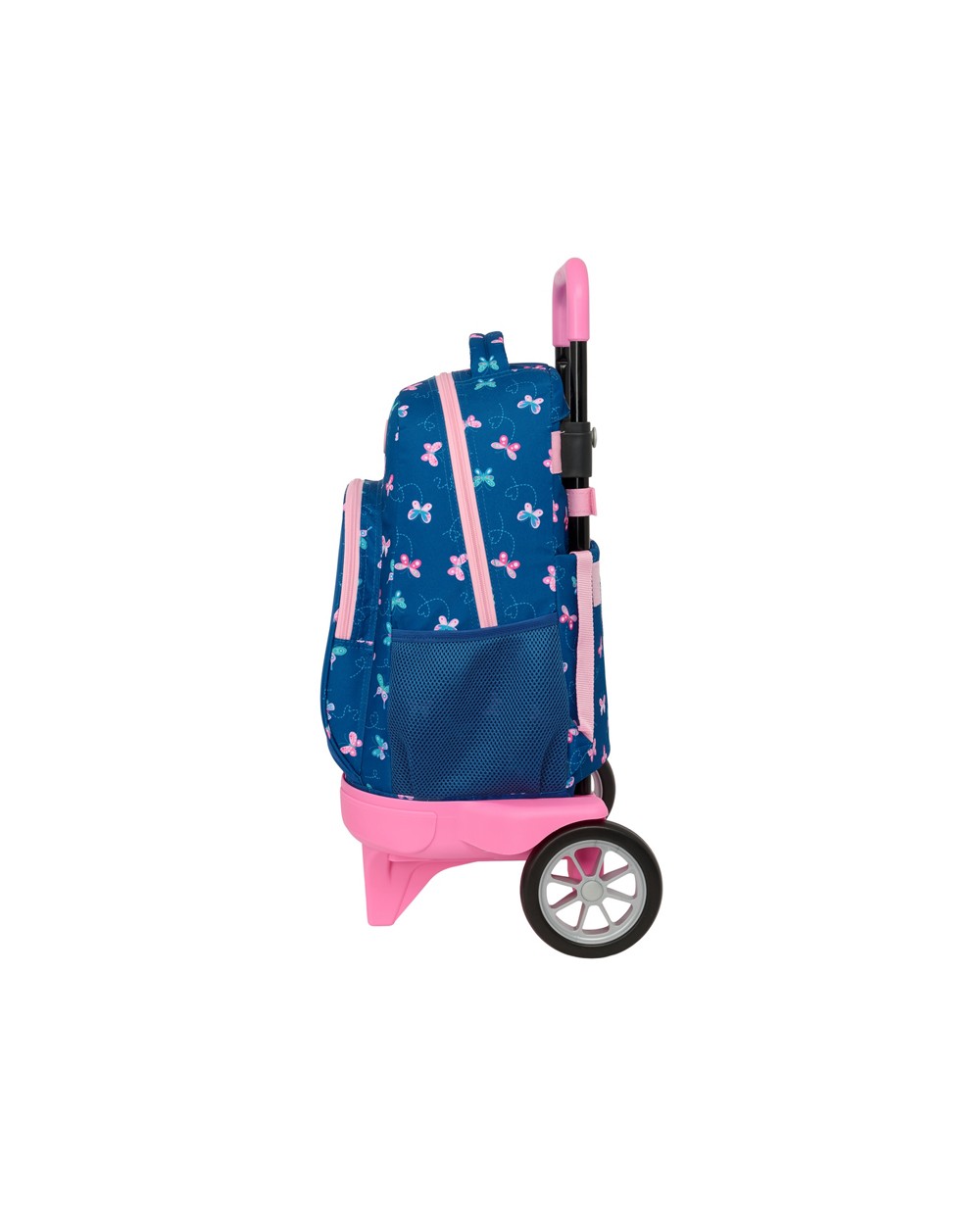 Mochila safta grande con ruedas compact evolution extraible blackfit8 mariposas 450x330x220 mm