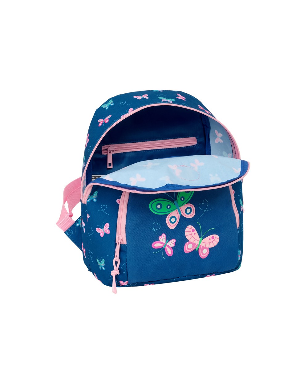 Mochila safta mini blackfit8 mariposas 300x250x130 mm