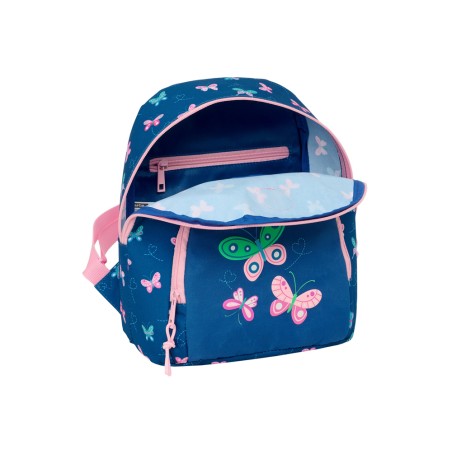 Mochila safta mini blackfit8 mariposas 300x250x130 mm