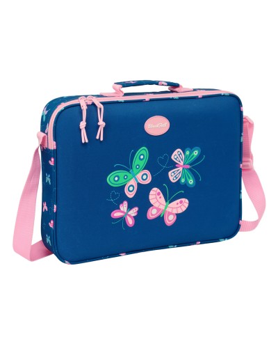 Cartera escolar safta extraescolares blackfit8 mariposas