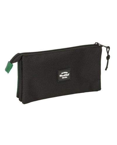 Bolso escolar portatodo safta triple blackfit chico varsity 120x220x30 mm