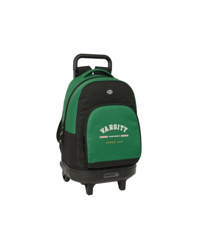 Mochila safta grande con ruedas compact extraible blackfit chico varsity 450x330x220 mm