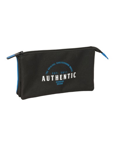 Bolso escolar portatodo safta triple blackfit chico underground 120x220x30 mm