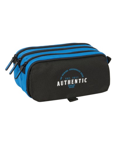 Bolso escolar portatodo safta triple big blackfit chico underground 100x215x80 mm