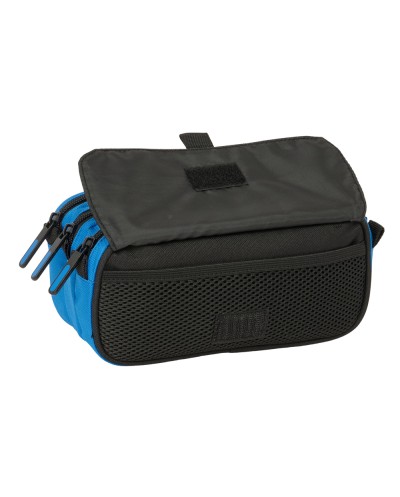 Bolso escolar portatodo safta triple big blackfit chico underground 100x215x80 mm