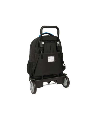 Mochila safta grande con ruedas compact evolution extraible blackfit chico underground 450x330x220 mm