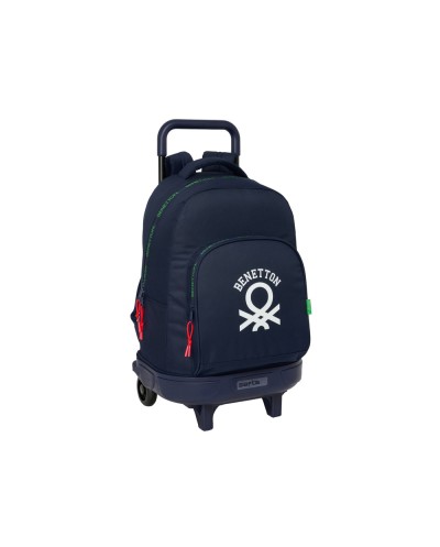 Mochila safta grande con ruedas compact extraible benetton together 450x330x220 mm