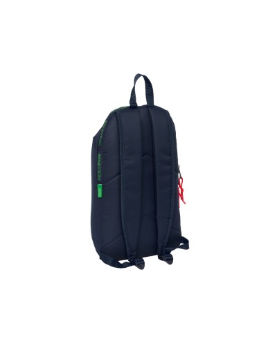 Mochila safta mini con cremallera vertical benetton together 390x220x100 mm