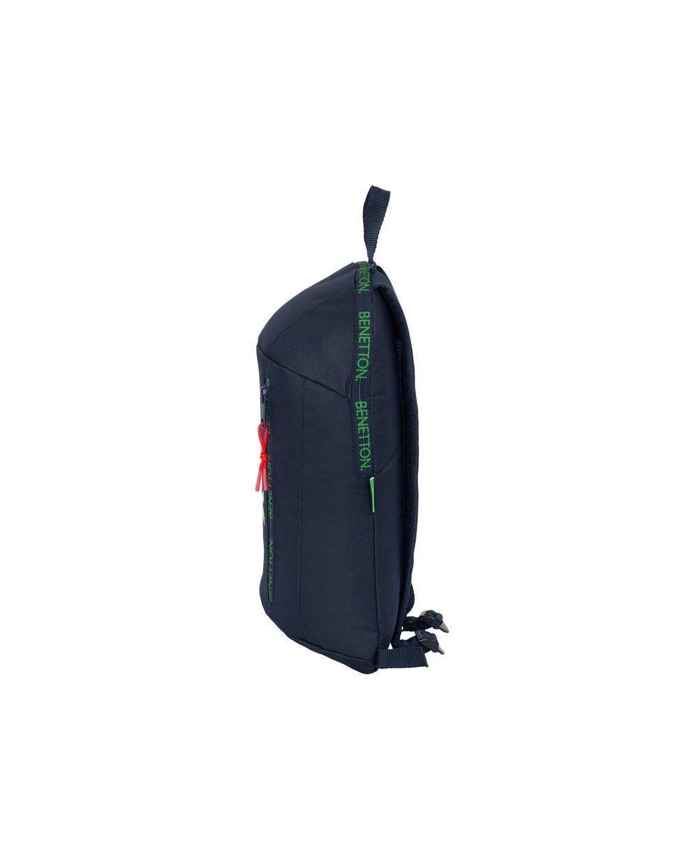 Mochila safta mini con cremallera vertical benetton together 390x220x100 mm