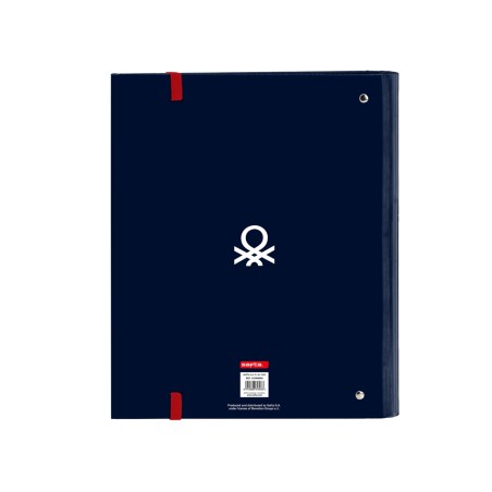 Carpeta con recambio safta din a4 cuadro 5 mm con goma y separadores benetton together