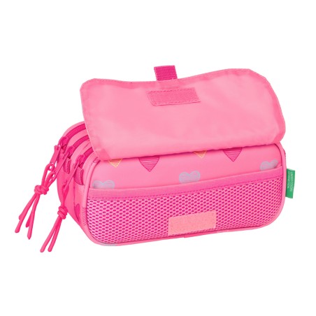 Bolso escolar portatodo safta triple big benetton heart 100x215x80 mm