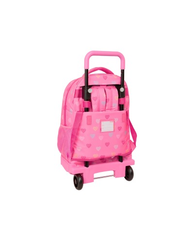 Mochila safta grande con ruedas compact extraible benetton heart 450x330x220 mm