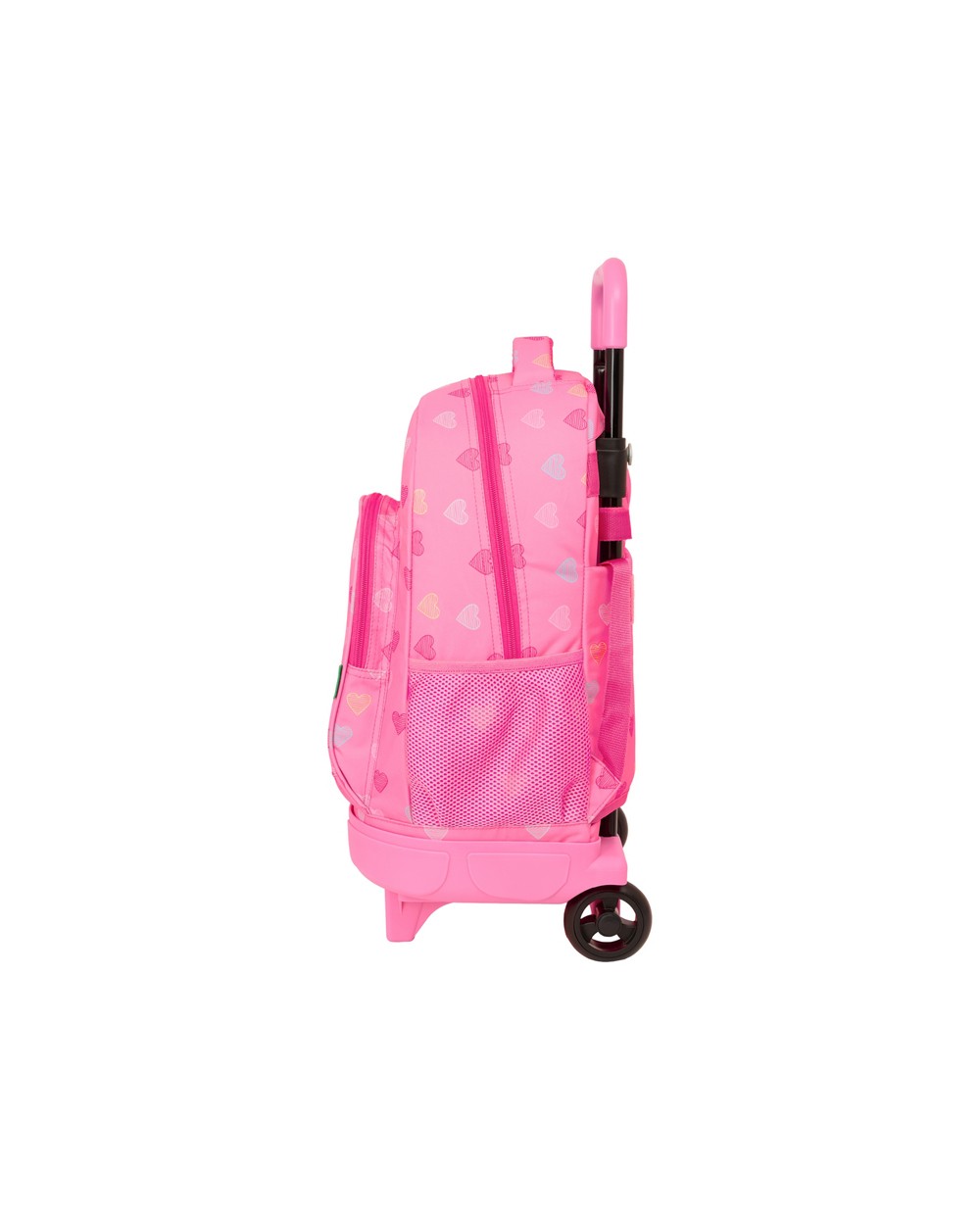 Mochila safta grande con ruedas compact extraible benetton heart 450x330x220 mm