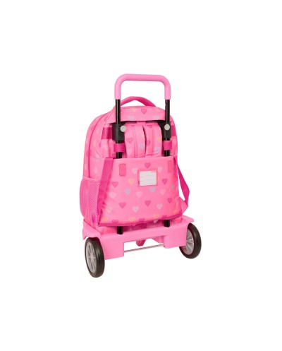 Mochila safta grande con ruedas compact evolution extraible benetton heart 450x330x220 mm