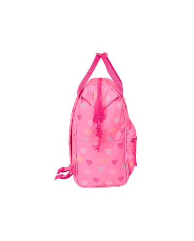 Mochila safta con asas para portatil 13 benetton heart 400x270x190 mm