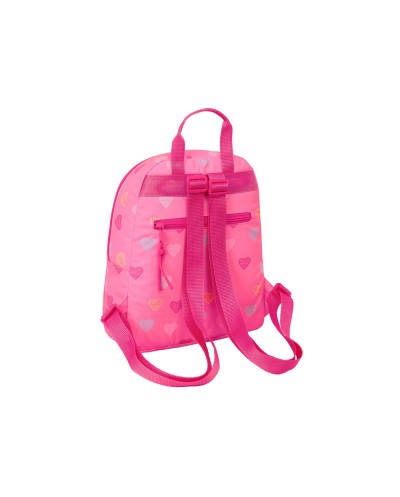 Mochila safta mini benetton heart 300x250x130 mm