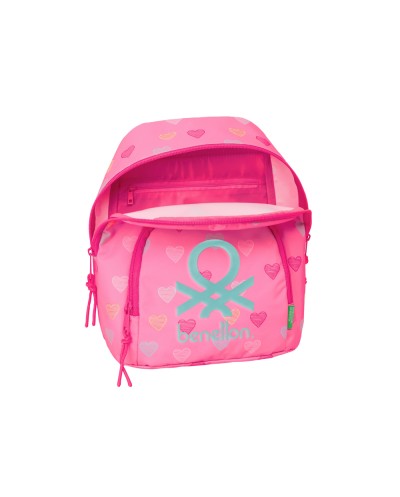 Mochila safta mini benetton heart 300x250x130 mm