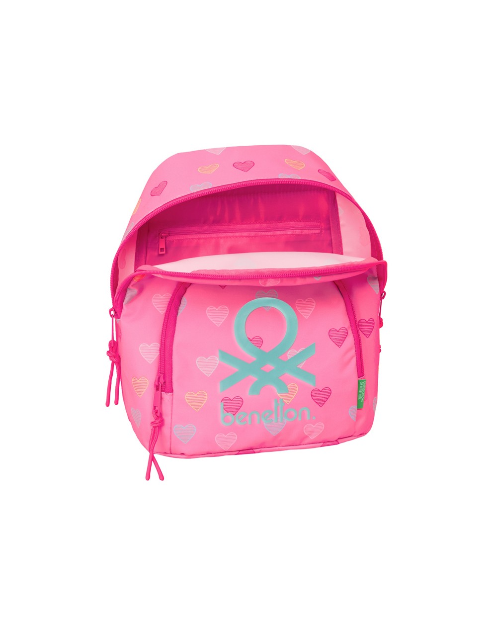 Mochila safta mini benetton heart 300x250x130 mm